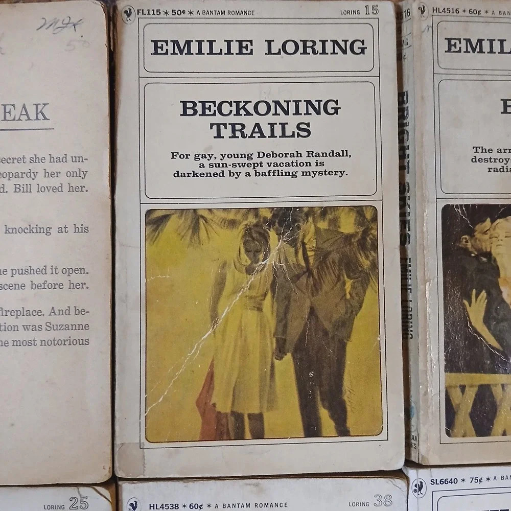 Lot of 9 Vintage Emilie Loring Books Paperback 1960s‎ Printing Romance READ